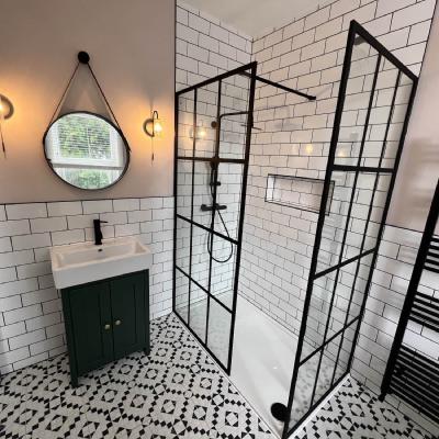 a bathroom installer