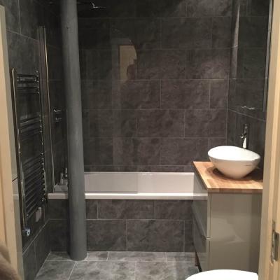 flat bathroom remodeling