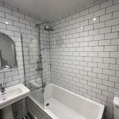 metro tiles bathroom